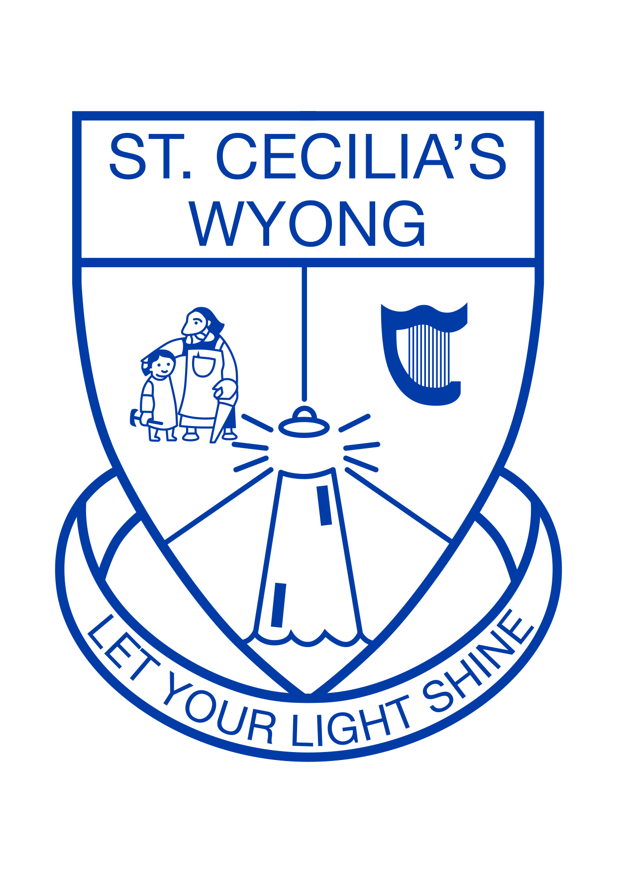 St Cecilia’s Catholic Primary School, Wyong school crest
