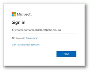 Microsoft sign in