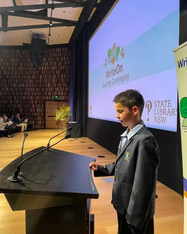 Gold in the NSW Write on Competition