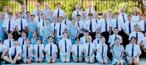 Year 5 and 6 Students, the first cohort at St Paul's Junior college